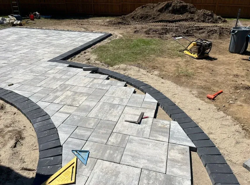 hardscape patio walkway orange ct