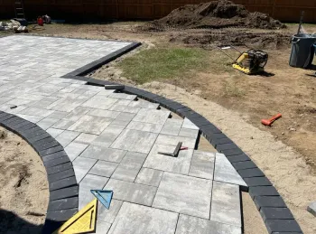 hardscape patio walkway orange ct