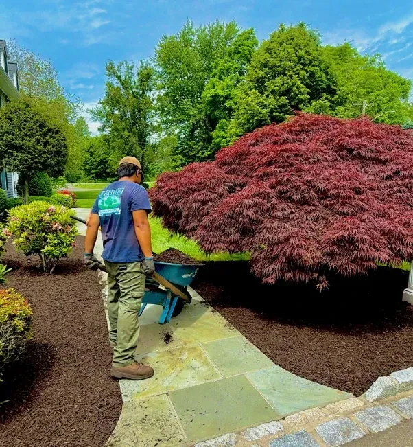 mulch or river rock in stratford ct