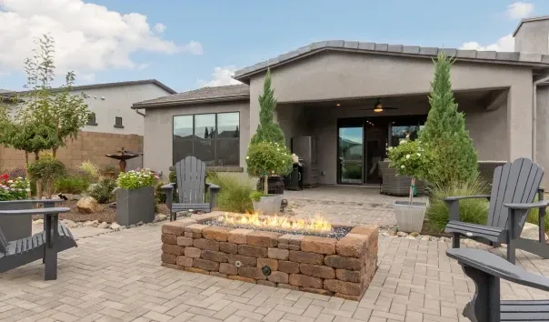 outdoor fire pit installation in stratford ct