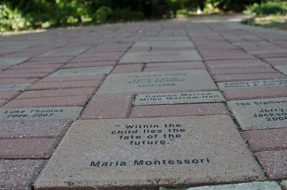 donor brick walkway