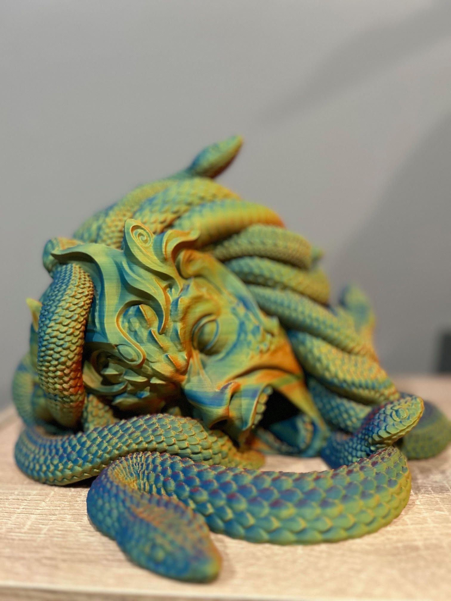 Medusa inspired Dice Tower | Gorgon Demise Dice Tower |