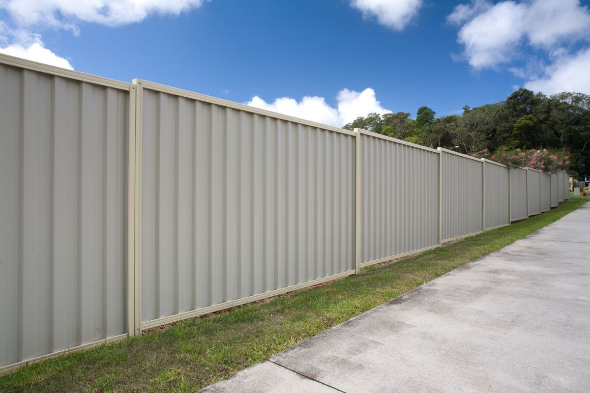Steel Panel Fence — Bondurant, IA — Titan Fence LLC
