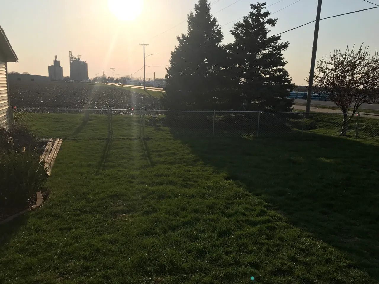Backyard with Chain Link Fence — Bondurant, IA — Titan Fence LLC