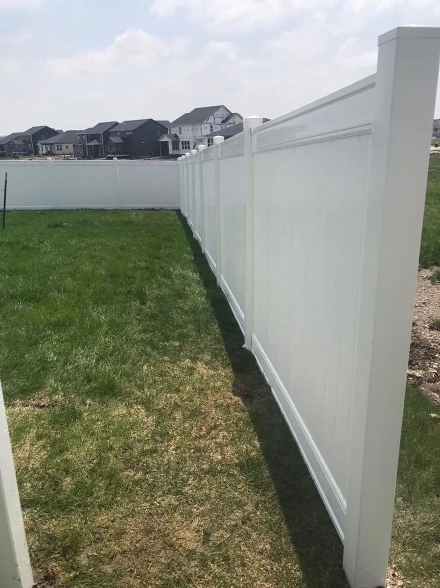White Vinyl Fence — Bondurant, IA — Titan Fence LLC