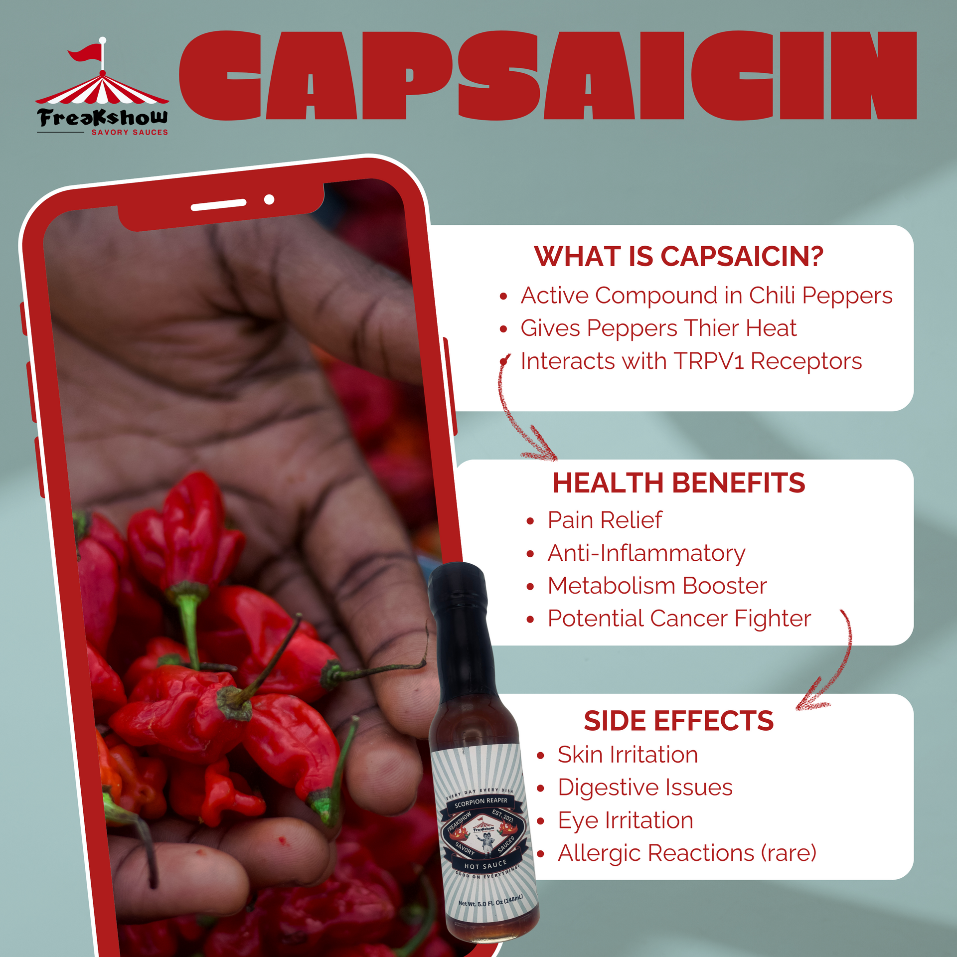 Capsaicin: What it is, benefits and Risks Capsaicin: What it is, benefits and Risks