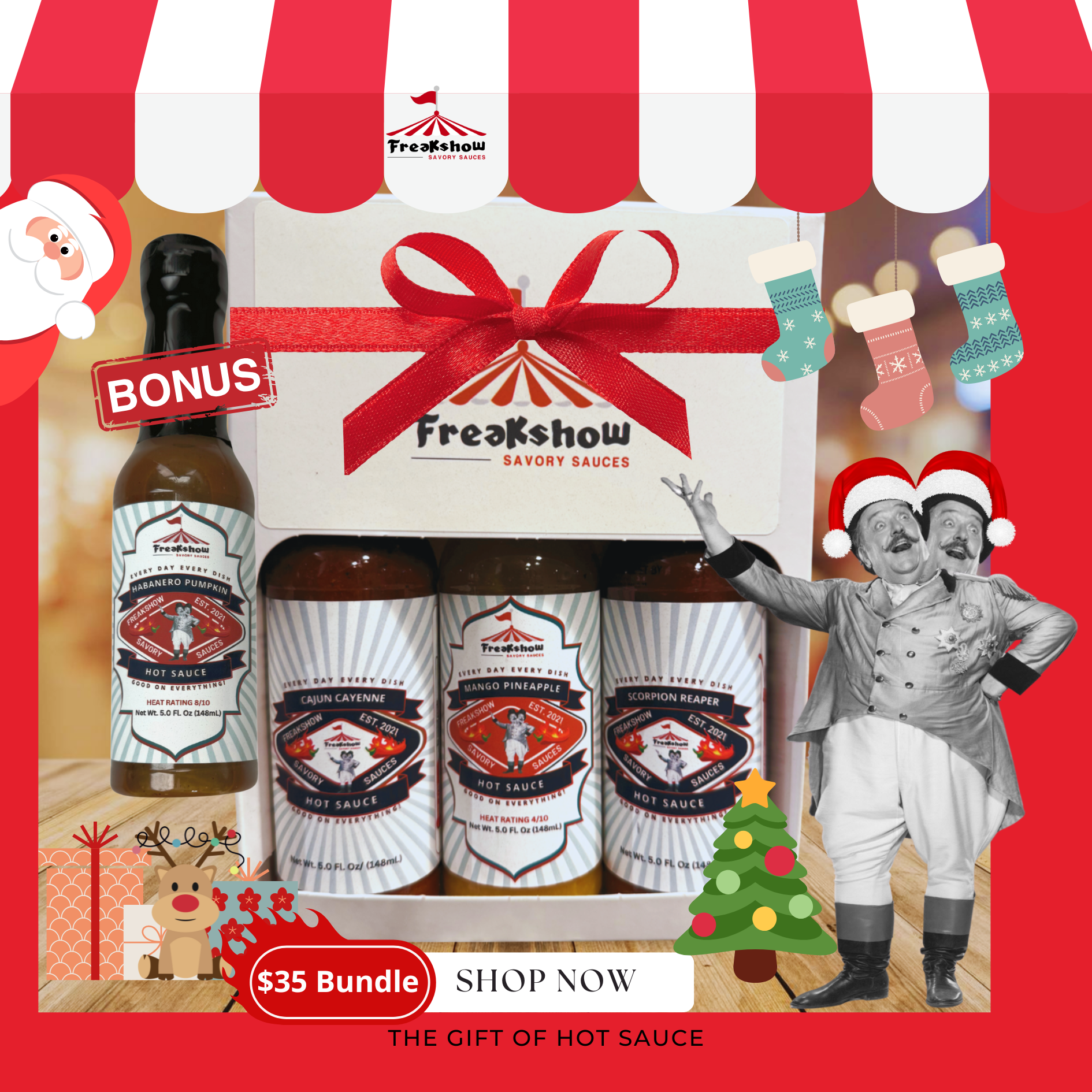 Spice up your holidays with the ultimate Christmas hot sauce gift set. Discover fiery flavors for hot sauce lovers.