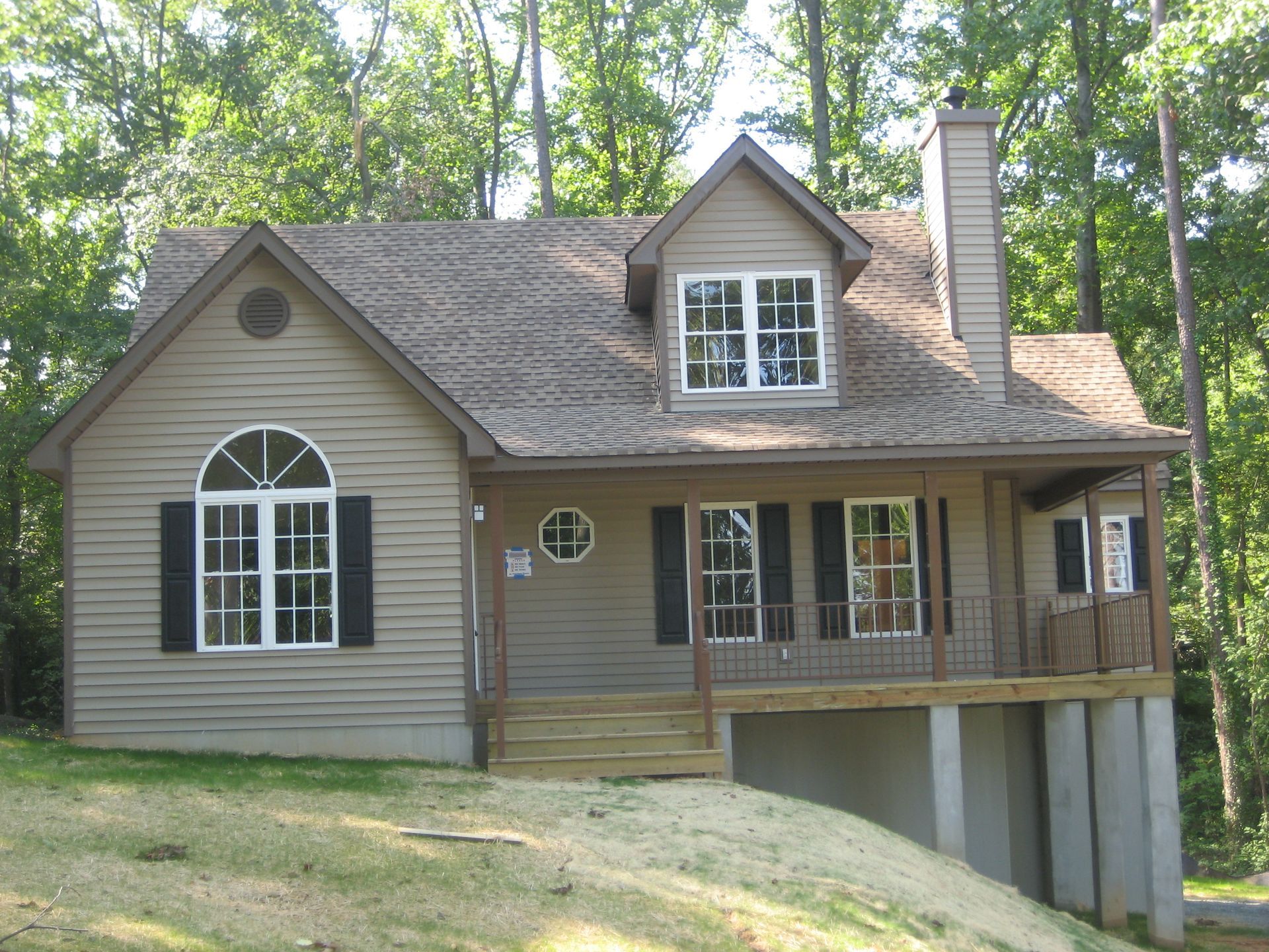 Custom Rancher home built in Central Virginia by Ken Broadwater Homes