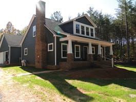 Cape Cod style home built in Central Virginia by Ken Broadwater Homes
