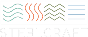 A logo for a company with waves and lines on a white background.