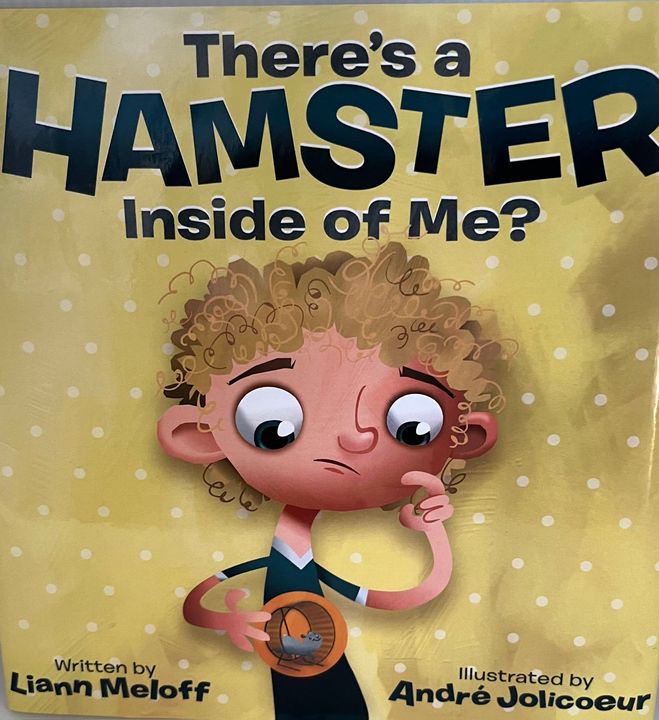 Book cover: Cartoon of a child looking thoughtful, text reads 