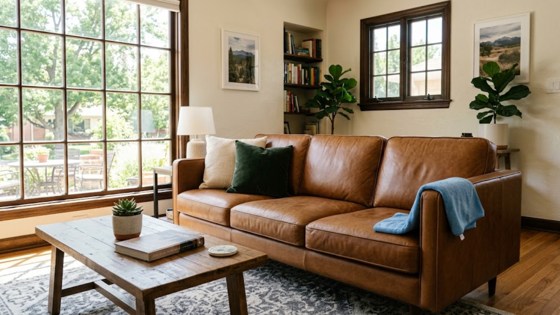 leather couch cleaning for Denver homeowners