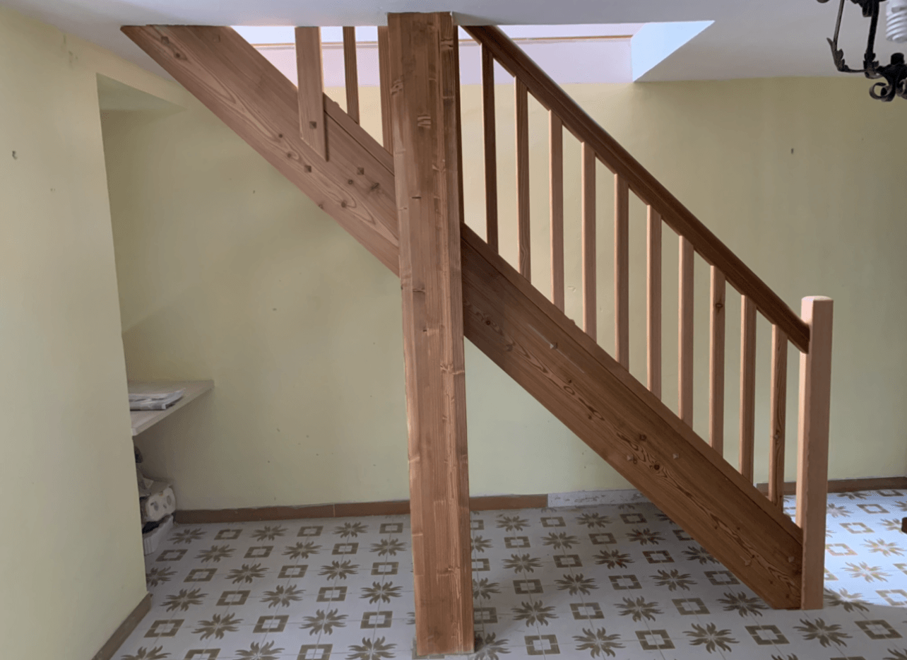 scala in legno