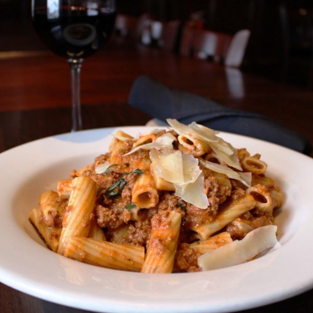 dish of pasta