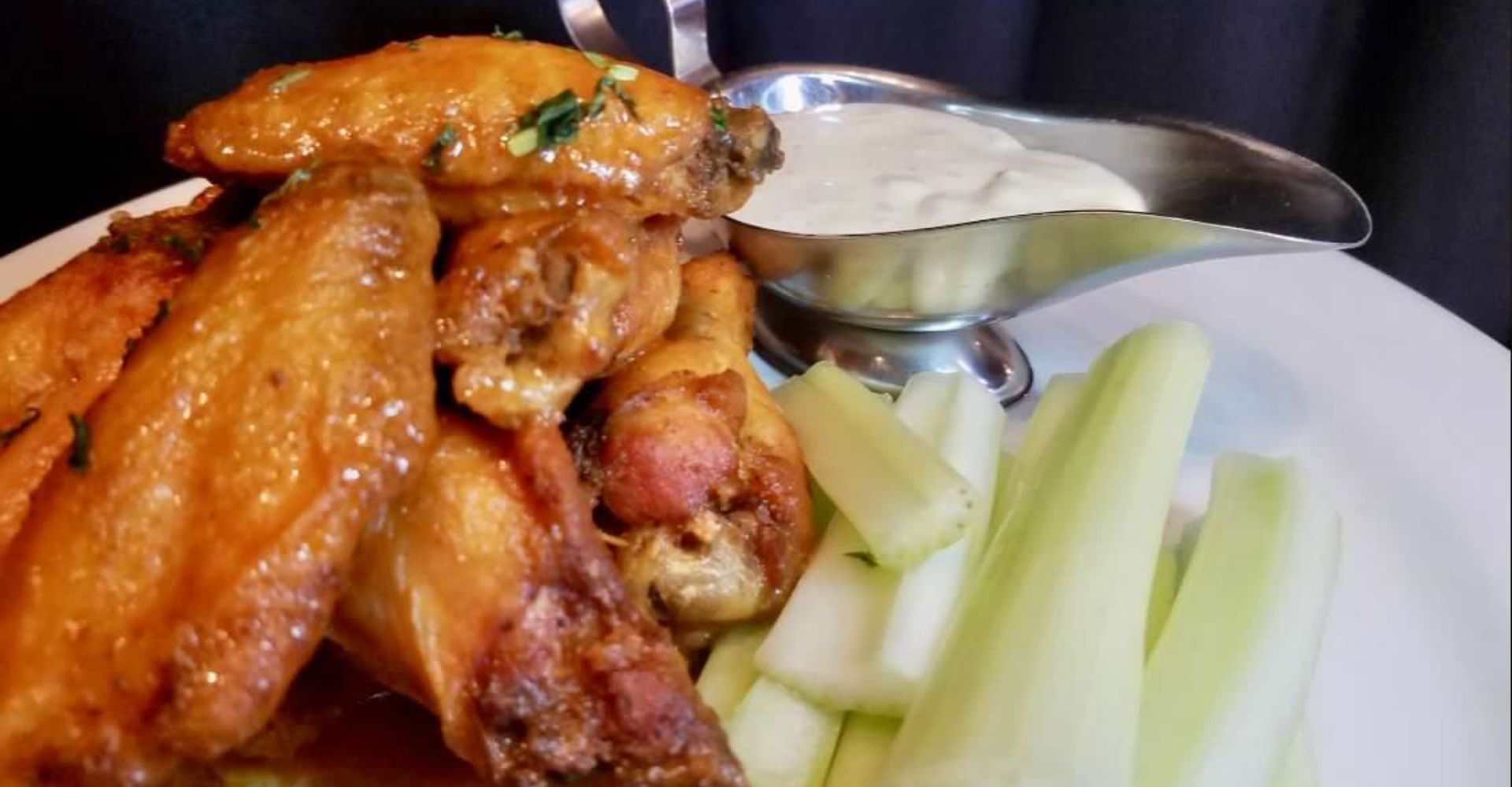 wings with celery