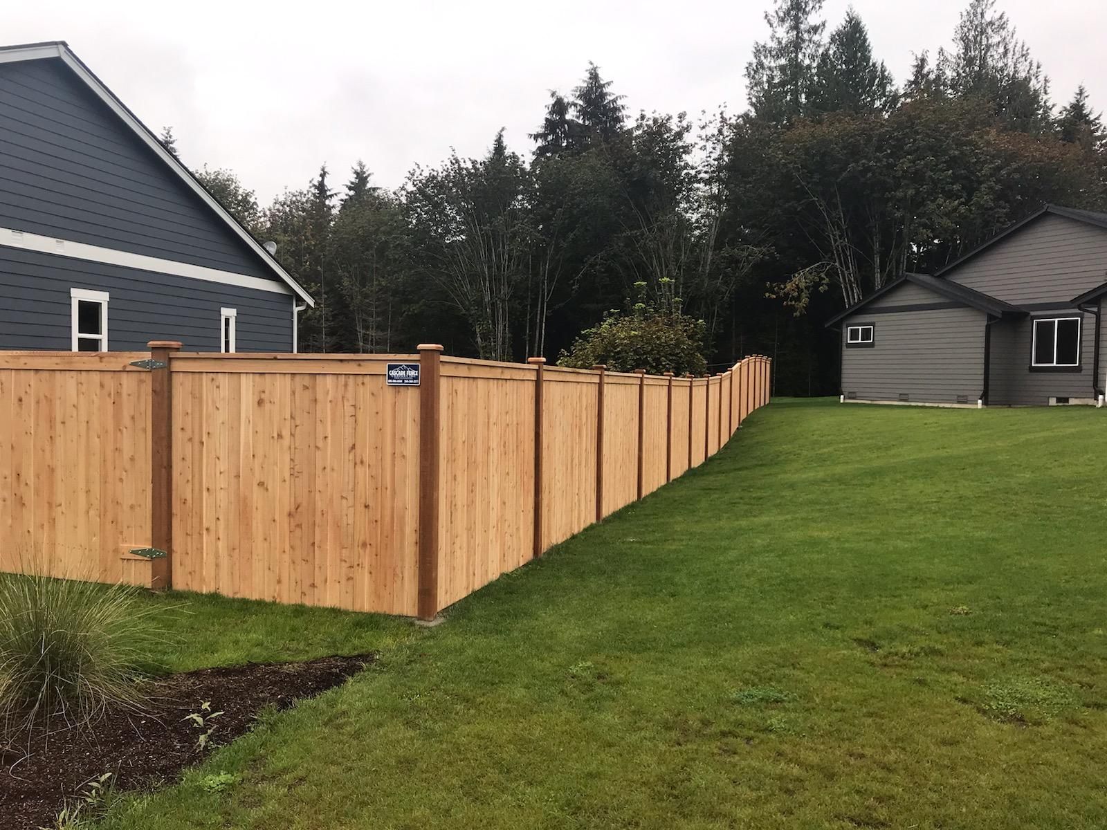 Wooden Fence — Snohomish, WA — Cascade Fence Co Inc. Wooden Fence — Snohomish, WA — Cascade Fence Co Inc.