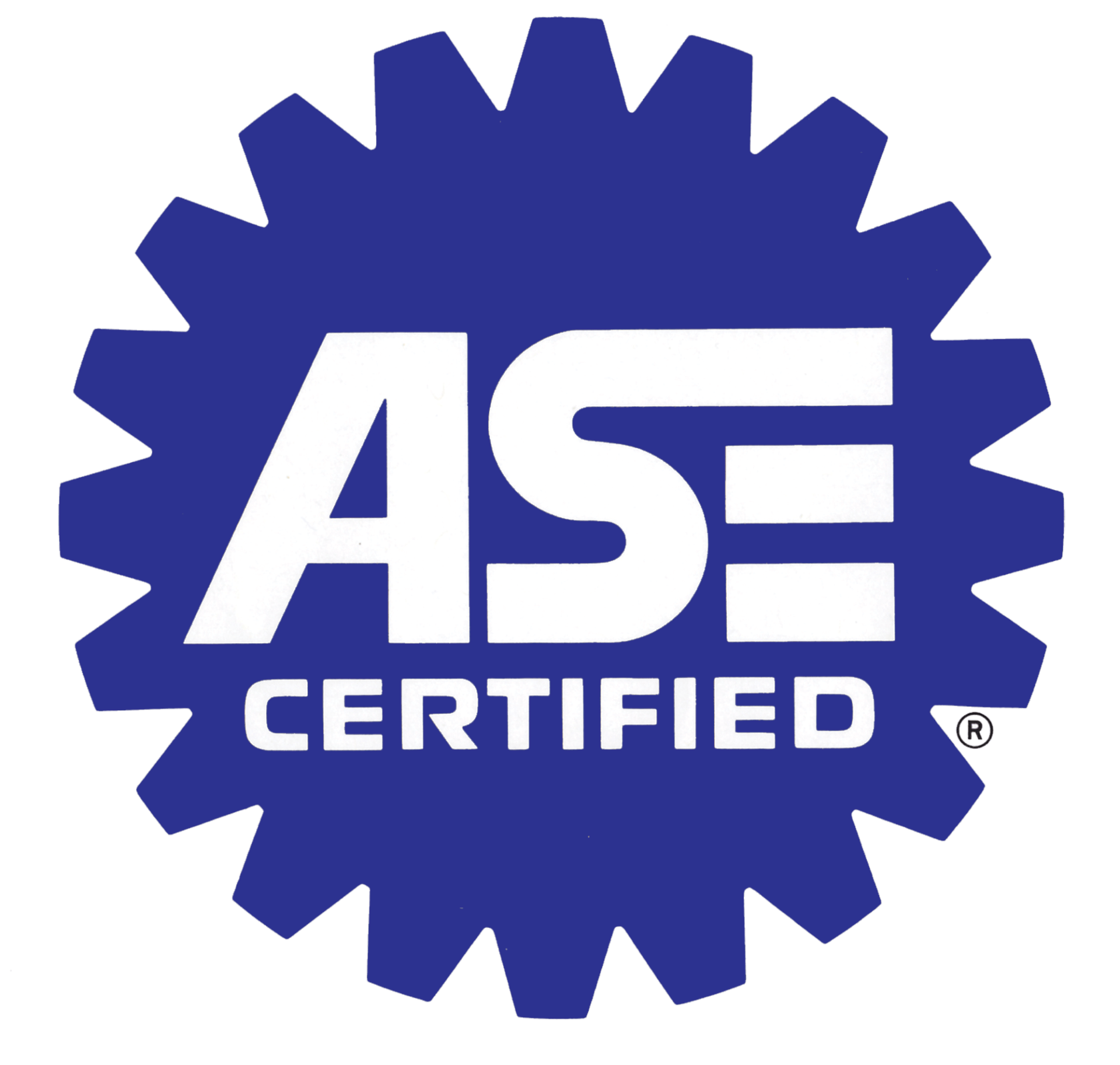 Blue circular logo with the text 