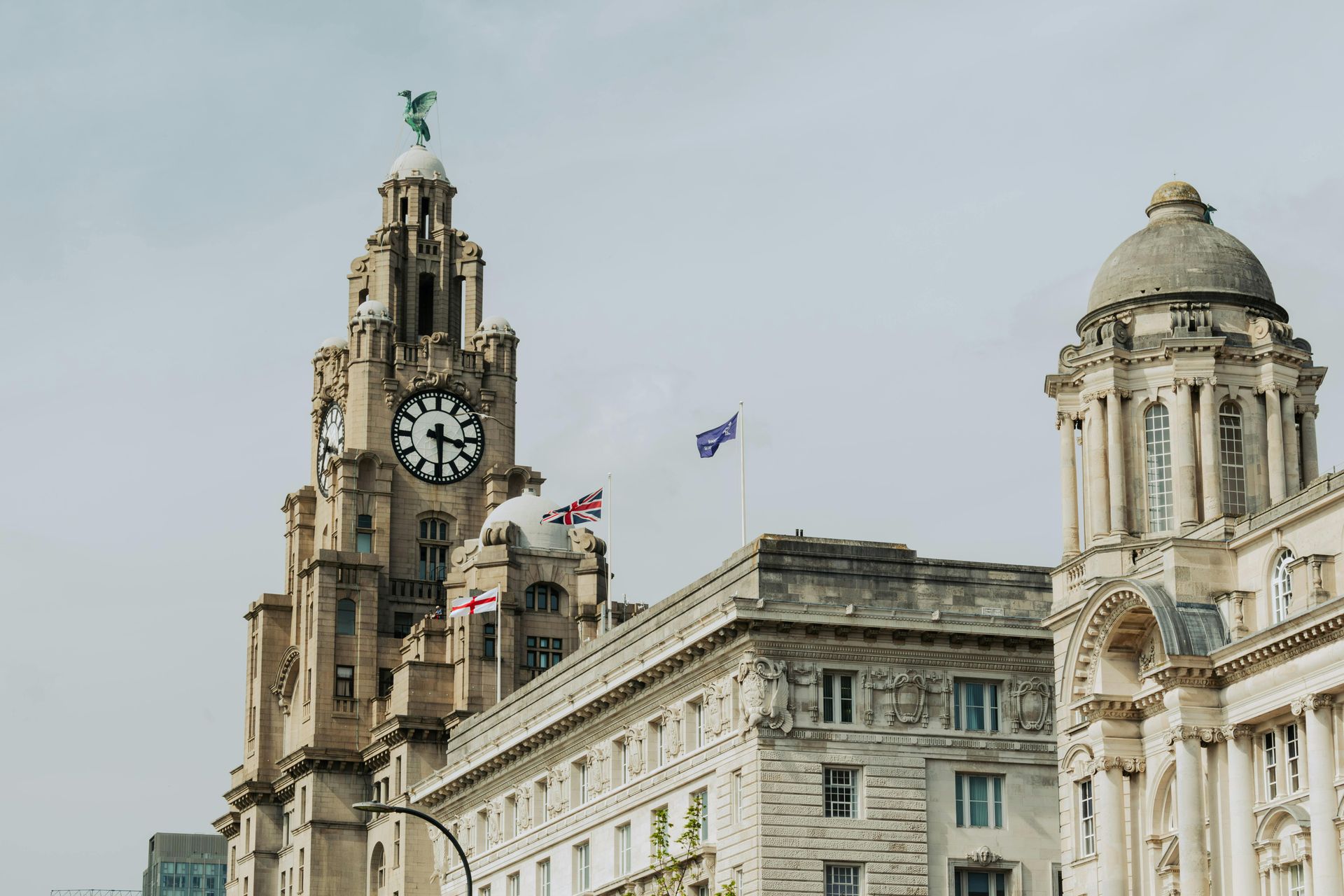 A picture of the Liver Building in Liverpool