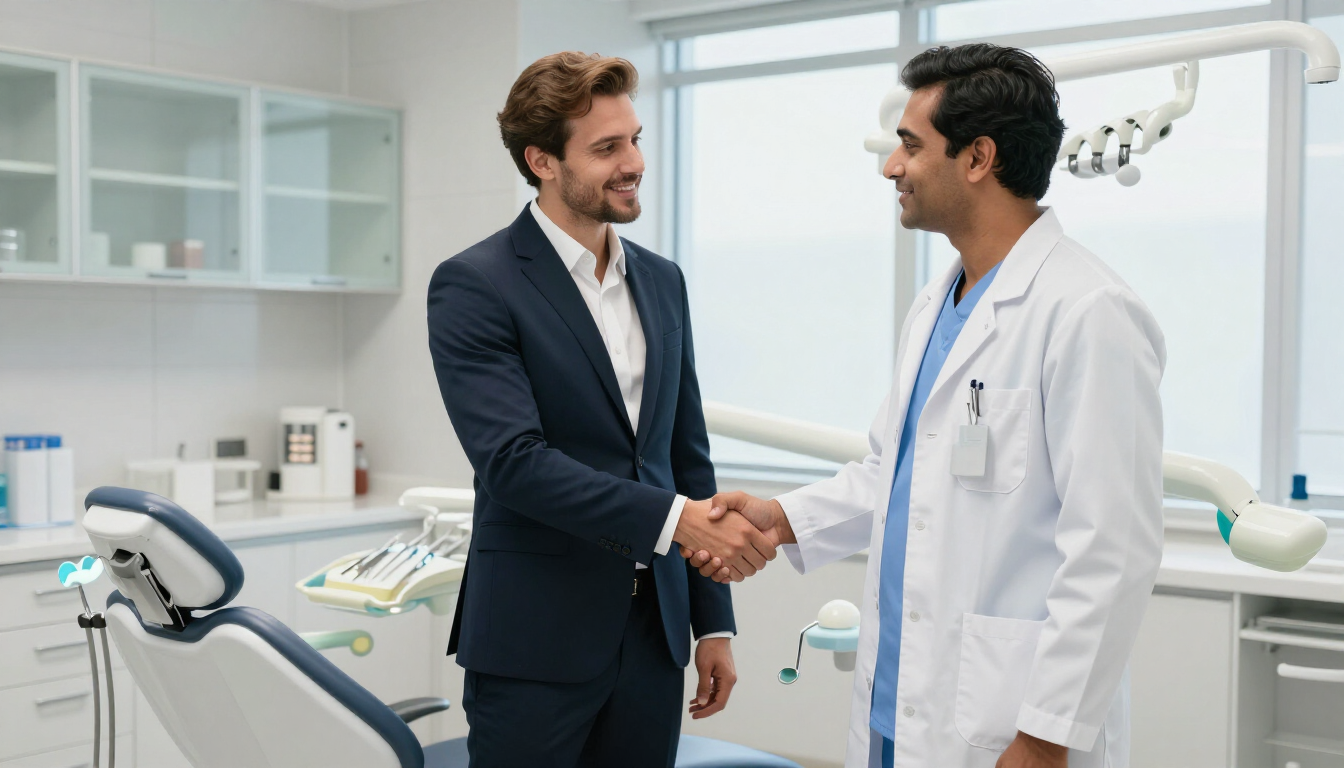 Staffing partnership handshake