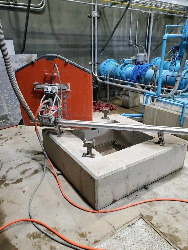 Square cement work — Vancouver, WA — Accurate Concrete Cutting