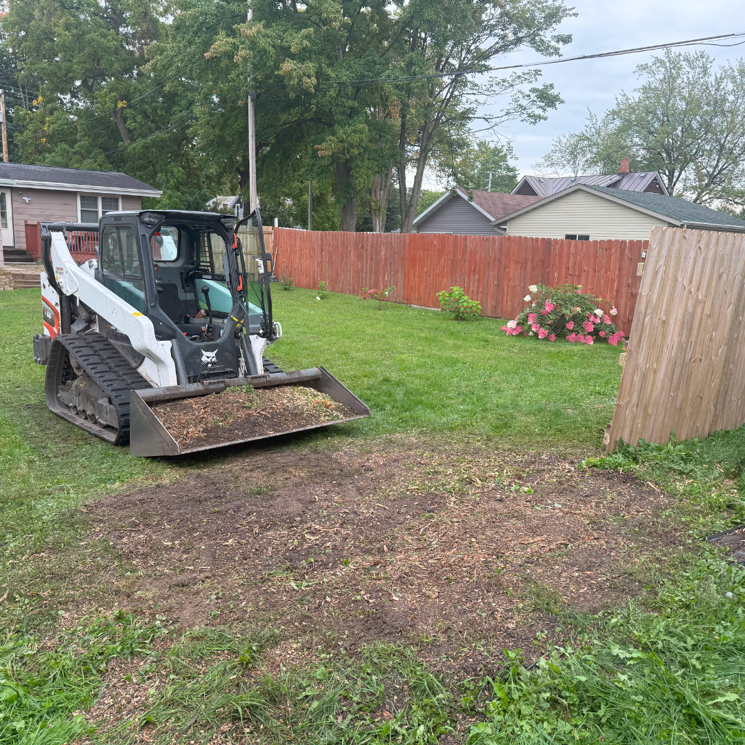 landscaping project