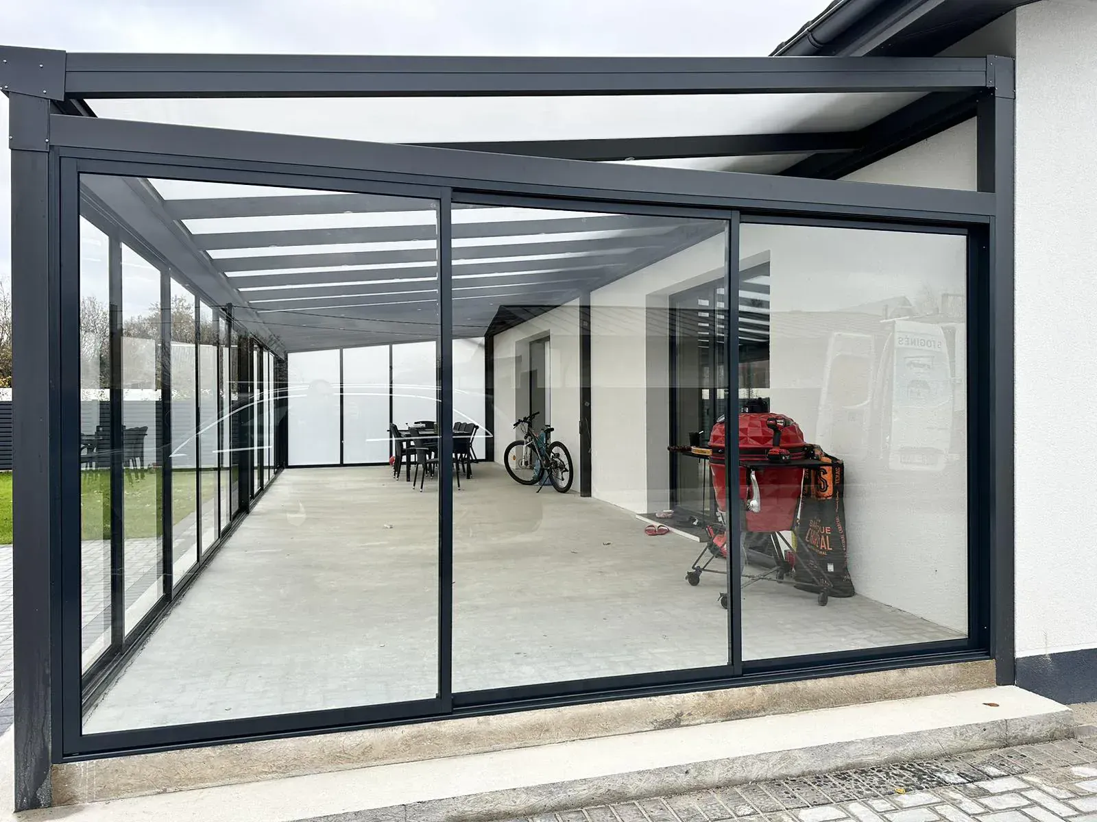 Aliuminio terasų stiklinimas