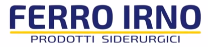 Un logo blu e giallo per ferro irno