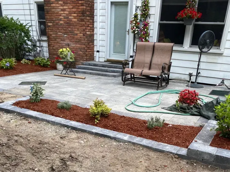 A Patio With a Bench — Livonia, MI — Nate's Family Tree Service