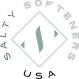 Softener USA logo with a gray diamond and teal symbol, surrounded by curved text.