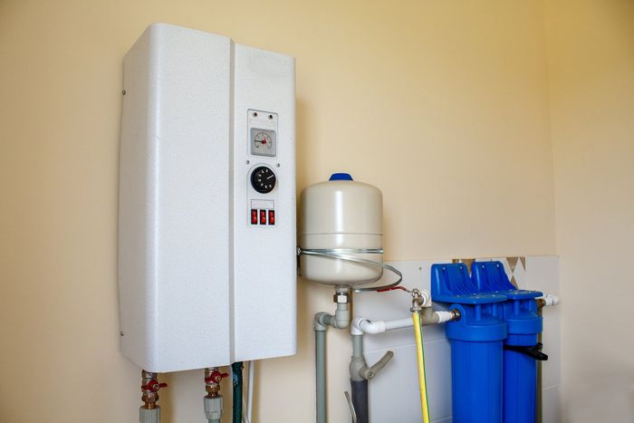a box type heater and a boiler tank