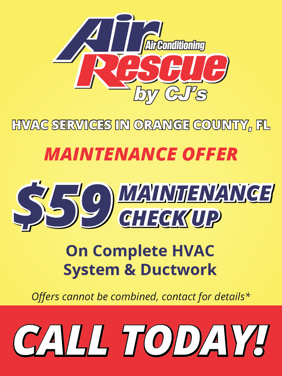 Maintenance Plans | Air Rescue by CJ's | HVAC Services