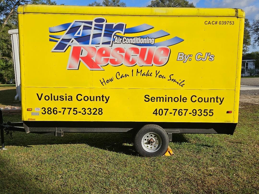 Air Rescue work trailer.