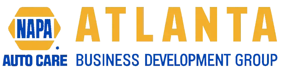 NAPA Auto Care Business Development Group logo in blue and gold text on white background