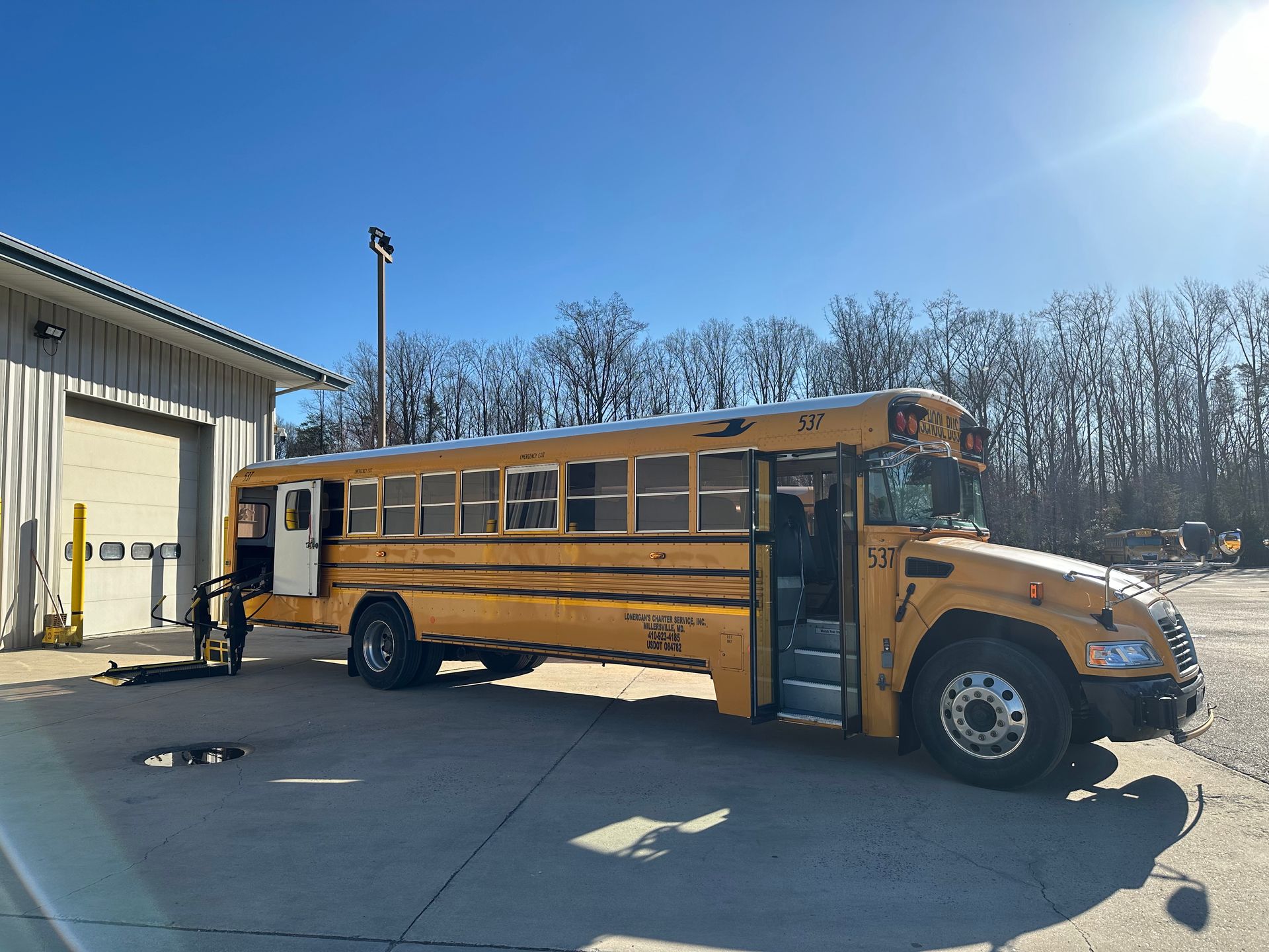 Wheelchair accessible bus — Three Yellow Buses in Millersville, MD Wheelchair accessible bus — Three Yellow Buses in Millersville, MD