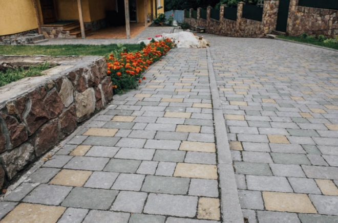 Paver Walkways and Driveways