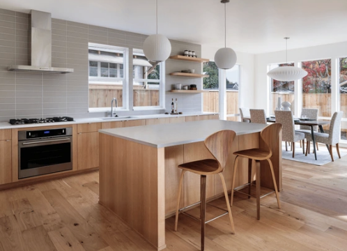 mid century modern kitchens