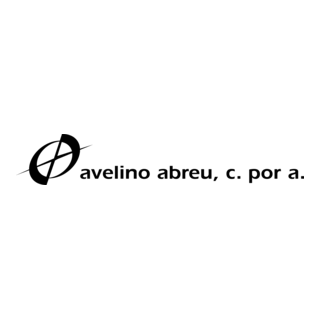 A black and white logo for avelino abreu c. por a.