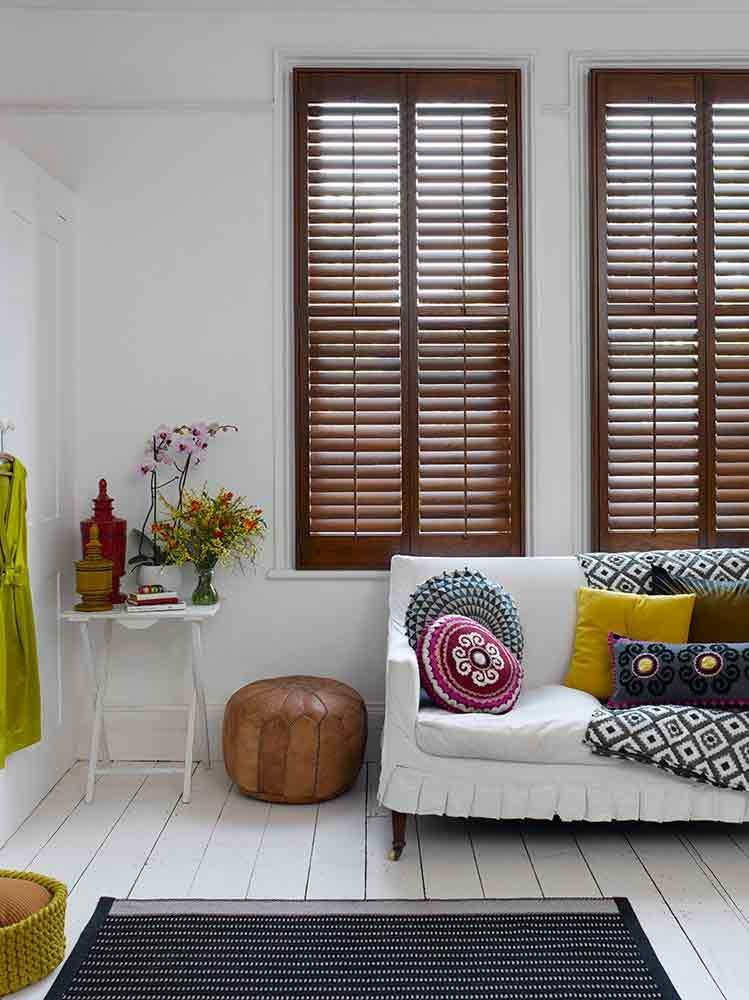 Living Room With Shutters