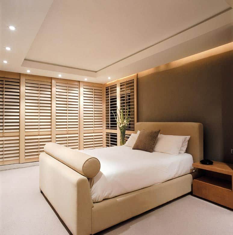 Bedroom With Shutters