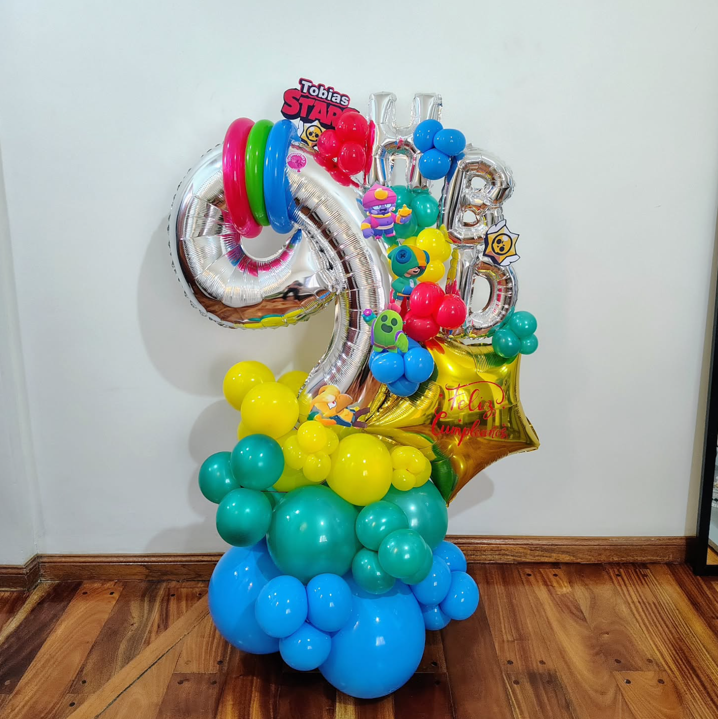 decoración con globos 