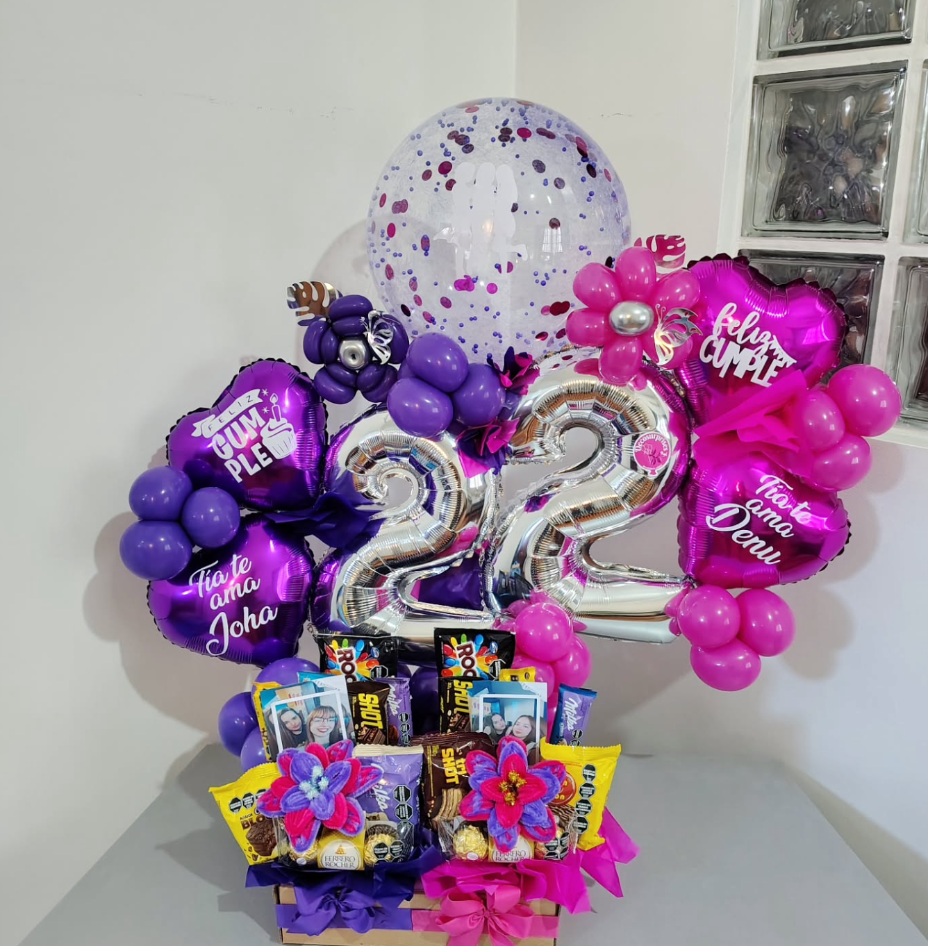 decoración con globos 