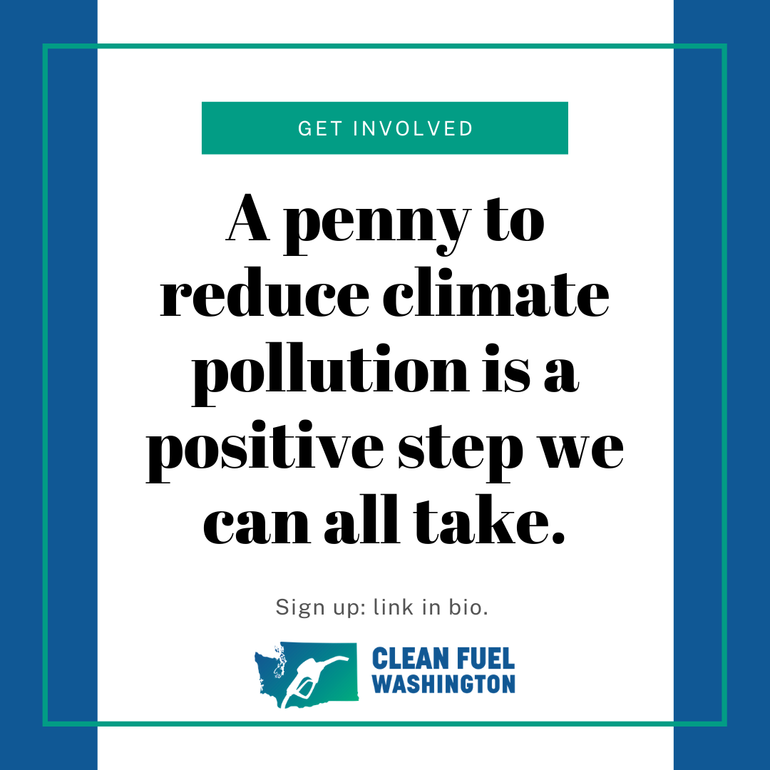 Social media positioning the clean fuel standard as an affordable way to reduce climate pollution.