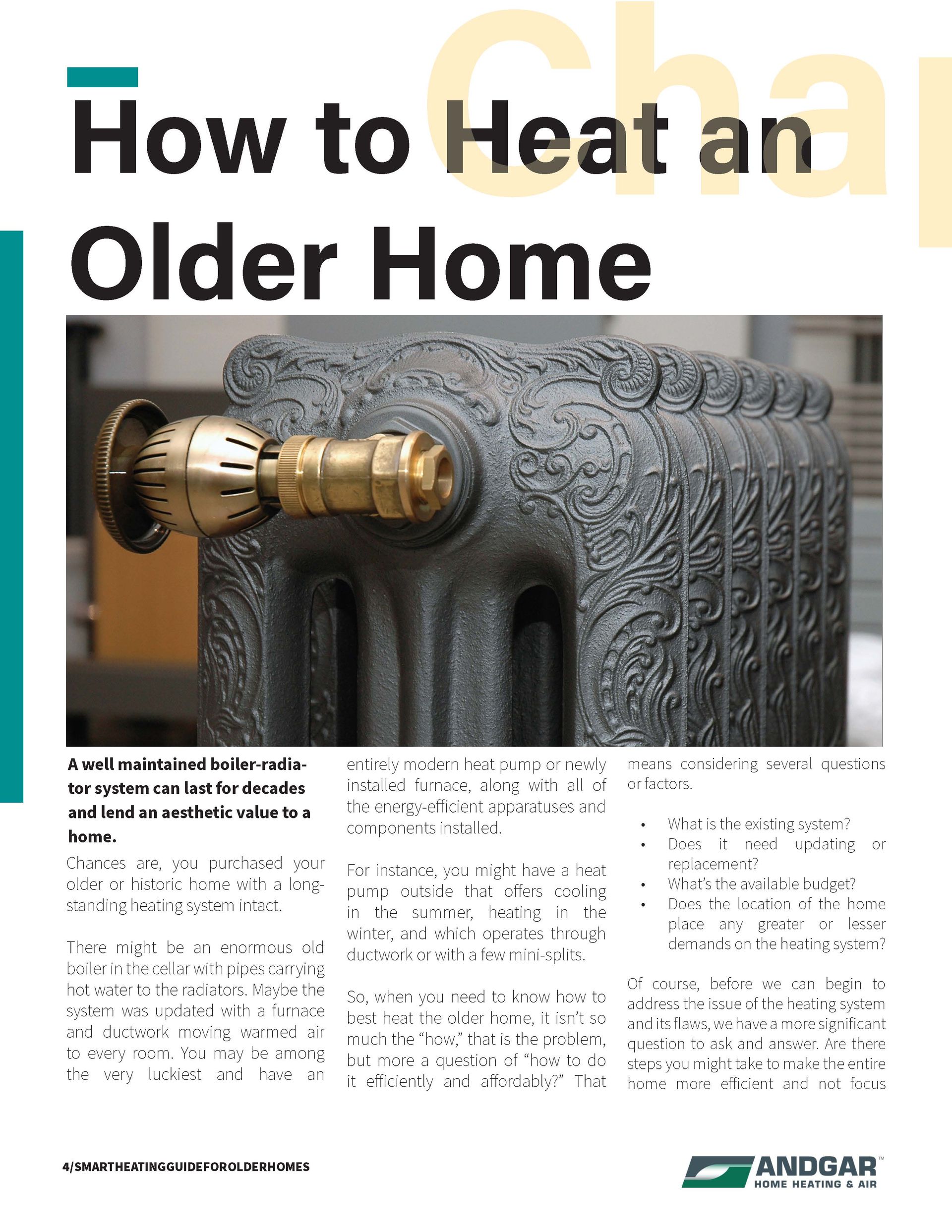 We wrote this downloadable ebook for Andgar customers to teach them how to save money heating their homes in winter.