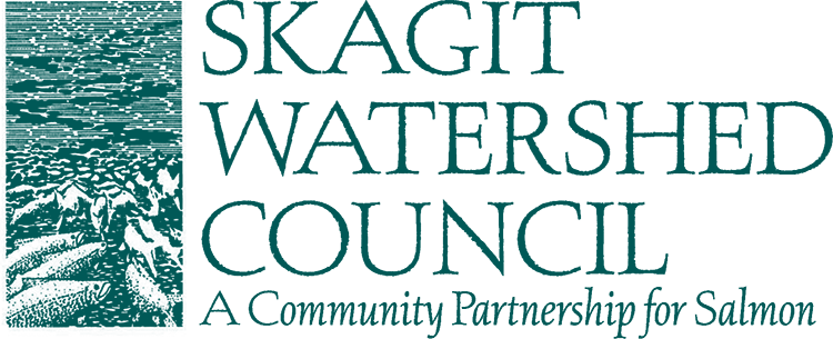 Skagit Watershed Council logo with salmon illustration and text
