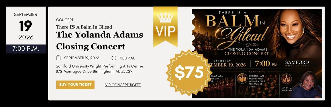 Yolanda Adams Concert September 19