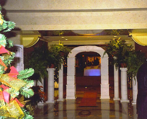 Monte Carlo column decorations 