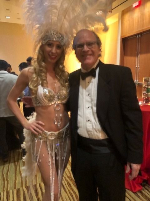 Showgirls available for photo ops and meet and greet.