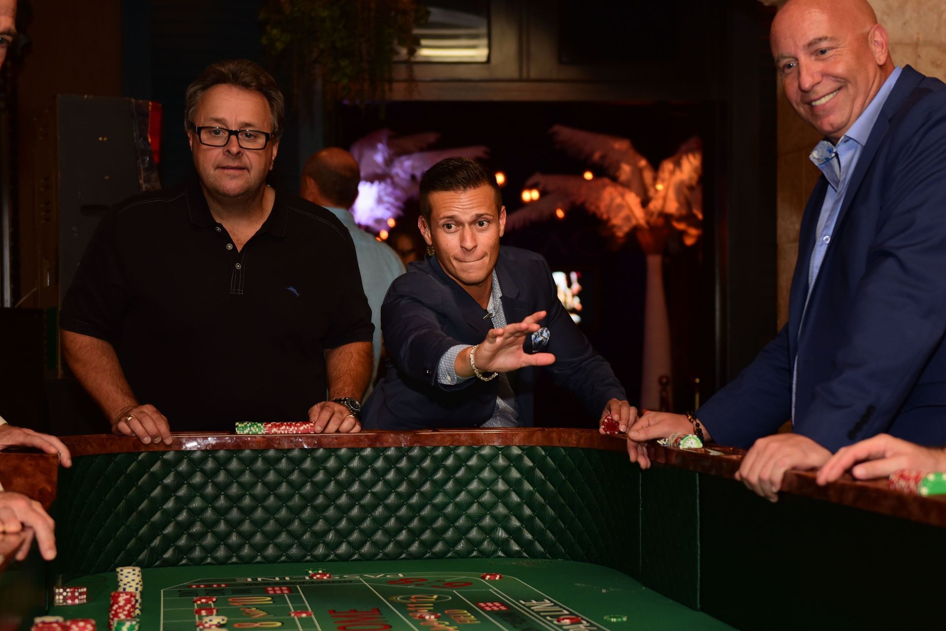 The dice are hot at a Fort Myers Casino Party