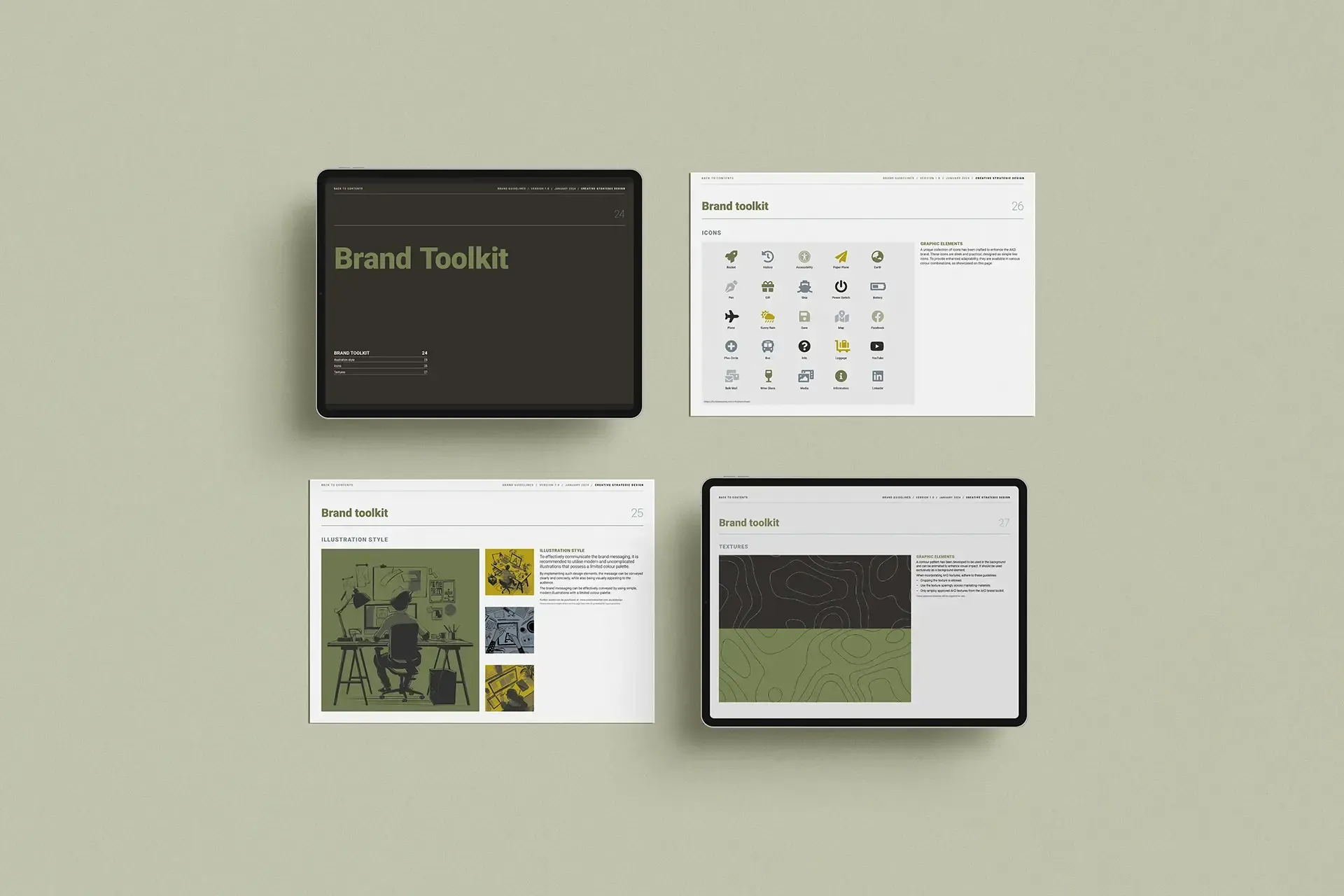 Areo Brand Guidelines Template Toolkit Pages