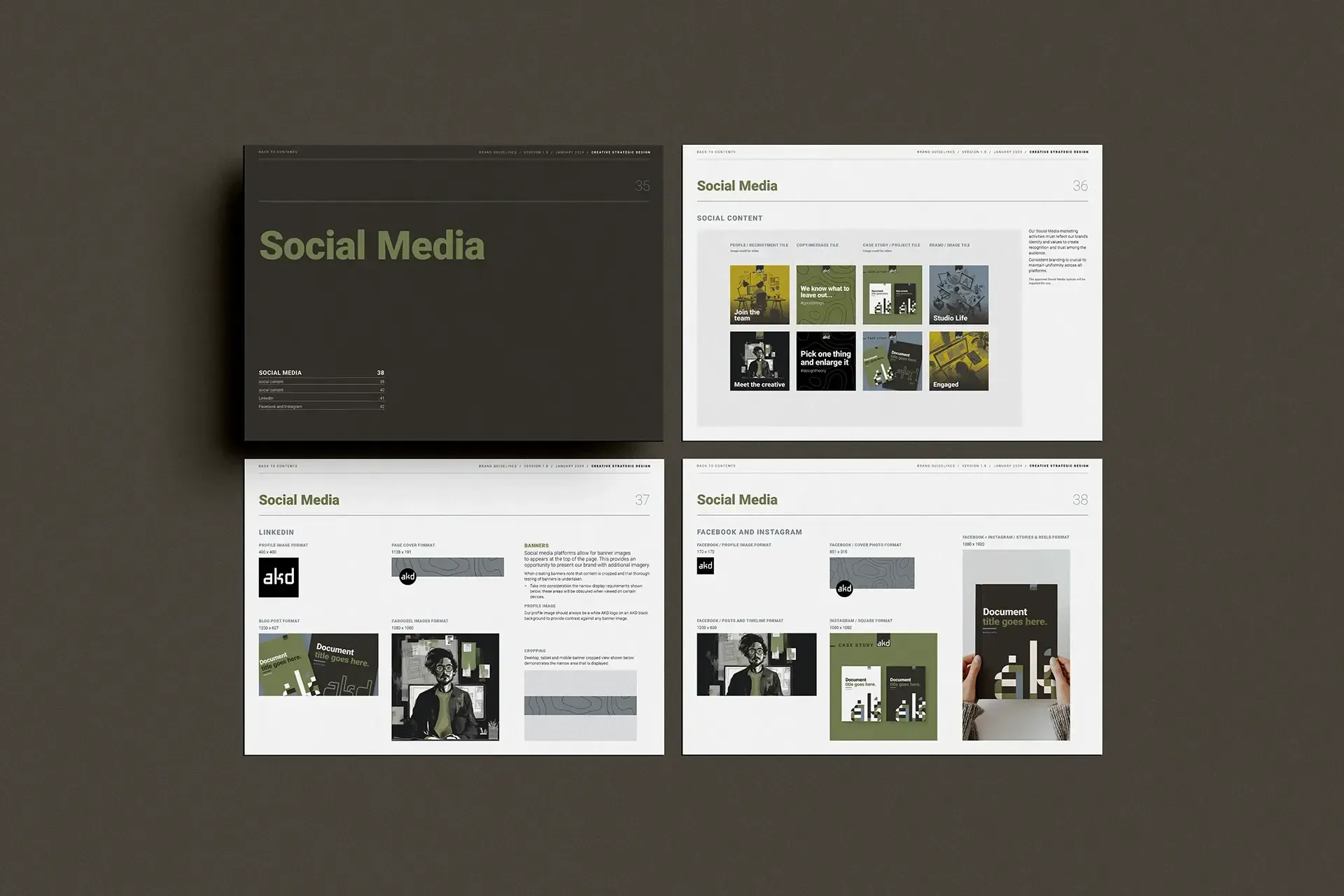Areo Brand Guidelines Template Photography Pages
